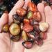 LVYAN Natural Banded Agate Stone Madagascar Good Luck Raw Gemstone Body Heathy Specimen Beautiful Collection Gift Dark Khaki L - Buy Online on GoSupps.com