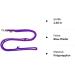 Dogeline Double Leash Practice Line for Medium Dogs up to 45kg - 39 Colors Available - 2.40m Blue-Lilac (Malibu) - Durable & Stable - Buy Online on GoSupps.com