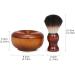 Premium 2-in-1 Shaving Brush & Cream Bowl Set | Soft Brush & Wooden Soap Cup for Classic Manual Shaving - International Shipping Available - Buy Online on GoSupps.com