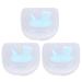 3PCs orthodontic retainer suitcase professional portable dental retainer retention box travel mouth protection case for men women