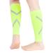 Leg Compression Sleeve Comfortable And Secure Footless Socks For Fitness Running And Shin Splints Small Fluorescent Green