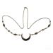 Aimimier Viking Crystal Moon Head Chain - Retro Gold Headpiece for Women and Girls - Buy Online on GoSupps.com