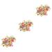 Healeved 12 Packs Nail Art Polymer Clay 3d Polymer Nail Slice Appliques Embellishments Craft Making Beads Nail Decorations for Nail Art Nail Art Craft DIY Nail Decoration Fruit Suite Resin 11X7cmx3pcs Colorfulx3pcs