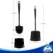 MR.SIGA Toilet Brush with Holder - Pack of 3, Black - Buy Online on GoSupps.com
