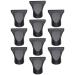 LALAFINA 10pcs Hair Dryer Nozzle Hair Styling Accessories Hair Drying Concentrator Blower Attachment Tuyere