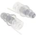 Etymotic Research ER20XS Motorsport High-Definition Earplugs (Noise Reduction Designed To Fit Under Helmets) - Standard Clear Stem w/ Frost Tip Black Earplug Earplugs