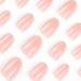 Mouyouglow Short Round Pink Nude Press-On Nails | Full Cover Artificial Fake Nails with Glue | Baby Boomer Gold Glitter Acrylic Fingernails for Women & Girls - i018 - Buy Online on GoSupps.com