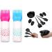 Twiilight 10pcs Professional Root comb Applicator bottles Hair dye applicator bottle Brushes Dyeing comb Ear covers with mixing bowl