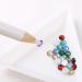 gLoaSublim Nail Art Pens DIY Nail Art Rhinestones Jewelry Picking Dotting Tool Wax Pencil Pen Picker White