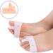 Jycch Original Deluxe Pad & Toe Spacer - 5 Pairs Soft Gel Toe Separator for Men & Women - Pain Relief & Comfort - Skintone - White - International Shipping Available - Buy Online on GoSupps.com