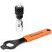 Oumers Bike Crank Extractor & Bottom Bracket Remover Kit with 16mm Spanner - Professional Bicycle Repair Tool - Buy Online on GoSupps.com