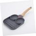 Zerodeko Split Frying Pan Multi-Function Egg Pan Non-Stick Pancake Pan Divided Pan Non-Stick Frying Pan Grill Pan Maker Roasting Pan Divided Skillet Disc Medical Stone Non Stick - Buy Online on GoSupps.com