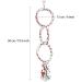 LeerKing Bird Rope Perches - Chewing Toy & Swing for Parakeet, Cockatiel, African Greys - 3 Loop Hanging Perches - Buy Online on GoSupps.com