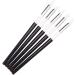 Minkissy 5Pcs Nail Polish Remover Pen Set - Nail Art Corrector & Carving Tools - Black White - Home & Shop Use - Buy Online on GoSupps.com