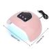 Professional Dual Source UV LED Nail Dryer - 54W Smart Nail Lamp for Gel Polish - Fast Drying (30s 60s 90s) - Buy Online on GoSupps.com