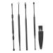SKISUNO 5-Piece Ear Cleaning Tool Set Dual-Head Spiral Ear Wax Removal Kit Portable at Home or Travel