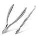 Mr. Green Nailhautplane Innovate Nailhashears Built-in Feder Clipper Trimmer dead skin remover manicure Beauty Tools (nail skin pliers + manicure scores) Nagelhautzange + manicure slide
