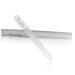 ClassyLady Glass Nail Files Crystal Nail File for Natural Nails Filing Board for Professional Fingernail Care w Case Silver With Case