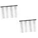 SKISUNO 4 Sheets Pairs Eyebrow Sticker Waterproof Long Lasting Simulation Eyebrow Hair-like Simulation Black