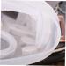 Operitacx 1pc Eardrop DIY Jewelry Home White Creative Epoxy Silicone Studio for Pendant Making Crystal Mold White 15x12.3x0.7cm - Buy Online on GoSupps.com