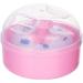 Bouff e de poudre pousseter houppette poudre pour tout-petits Applicateur de houppette de poudre | Bouff e de poudre cosm tique pour le corps avec poign e pour poudre libre Rose - Buy Online on GoSupps.com