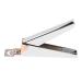 minkissy Nail Scissors Nail Art Tool Nail Tools for Nail Art Pedicure Tools Nail Art Clipper Nail Tip Cuticle Nippers Stainless Steel Nail Trimmer Manicure Tool Extended Nail 12x12cm Silver