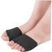 Heel Cushioning Pads & Metatarsal Sleeve Set for Hallux Valgus & Bunion Relief - Black, 2pcs - Buy Online on GoSupps.com
