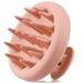 Scalp massage brush silicone Beautlohas. Head massage brush shampoo brush wet & dry hair massage brush improves blood circulation of the scalp hair washing brush perfect for hair growth pink powder