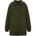 Women's Plus Size Zipper Hoodie Sweatshirt with Pockets - Army Green 5X-Large - Buy Online on GoSupps.com