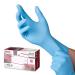 TRONEX Chemo-Rated Fully Textured Nitrile Exam Gloves 12 Long Extra-Thick (8 mil) Powder Free Non-Sterile Blue (Large Box of 50)