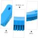 minkissy Nail Brush Nail Clean up Brush Nail Cleaner Brush Nail Cleaning Brush Fingernail Scrub Nail Scrubbing Brush Toe Brush Shoe Cleaning Ball Polyester 11.5x5cm Blue - Buy Online on GoSupps.com
