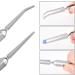 WANDIC Precision Tweezers Set - 6 Pcs Stainless Steel Repair Kit for Craft, Jewelry, Electronics - 2 Styles - Ideal for Laboratory Work - Buy Online on GoSupps.com