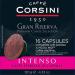 Coffee Corsini Great Reserve Intense Espresso Wash My Way Compatible Coffee Capsules 96 Units 120 g - Buy Online on GoSupps.com