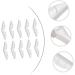Coheali 160 PCS Self-Adhesive Anti-Fog Nose Brace Clips for Glasses - Transparent Support Frame & Gel Pads - 10.7x2x1cm Perfect for Fog-Free Vision - Buy Online on GoSupps.com