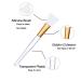 10-Piece Silicone Facial Mask Brushes - Soft Silicone Applicator for Face Mud, Clay Tools, Body Lotion, Butter - Translucent - Buy Online on GoSupps.com