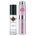 CA Perfume Duo Impression of Bloom For Women Eau de Parfum Refillable Atomizer Sprayer + Fragrance Body Oil Long Lasting Sample Travel Size Roll-On Bottle 0.27 Fl Oz+0.33 Fl Oz