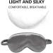 Silk Satin Sleeping Eye Mask - Silvergrey Night Blindfold for Men & Women | Soft Breathable Blackout Eye Cover | Perfect Travel & Wedding Bridesmaid Gift - Buy Online on GoSupps.com