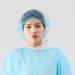 OKEKON Disposable Bouffant Caps - 100Pcs Blue | Non-Woven Dust Cap for Labs, Hospitals & Food Service | Latex-Free, Lightweight & Breathable - Buy Online on GoSupps.com