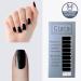 Original Clara Cosmetics Nail Polish & Self-Adhesive Nail Foils - Test Winner 2022 25 Foils Up to 4 Applications Trendy Pitch Black - Buy Online on GoSupps.com