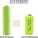 12 Pack 1.2V Ni-Mh 2/3AA Rechargeable Batteries - 400mAh Button Top for Solar Lights Shavers & Toothbrushes - Buy Online on GoSupps.com