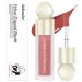 Soft Cream Matte Blush Makeup: Lightweight Smudge Proof Natural-Looking Dewy Finish Liquid Blush for Cheeks - Breathable Feel Skin Tint Face Blush (Coral red) 4 Coral red