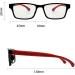 Buy LHSDMOAT Children s Blue Light Filter Glasses - Black/Red Rectangular Frame for Gaming & Screen Use - Buy Online on GoSupps.com