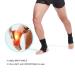 Neotech Care Ankle Support Sleeve - Open Heel, Elastic & Breathable Knitted Fabric - Medium Compression - Black (Size S) - 1 Pair - Buy Online on GoSupps.com