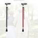 Crutches Old Men and Women Cane One Foot Aluminum Alloy Non-Slip Lightweight Telescopic Simple Everything is fine - Buy Online on GoSupps.com