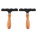 Facesunny 2PCS Carpet Restoration Carpet Rake Rug Rake Hair Cleaner Suitable for Rug and Carpet