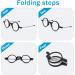 Folding Reading Glasses Blue Light Blocking Computer Reader Metal Round Frame Anti Eyestrain Eyeglasses(Couleur:Noir Grandeur:2.5x) - Buy Online on GoSupps.com