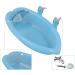 3E Pet Bird Baths with Mirror - Parrot Birdbath Shower Accessories for Small Parrots, Parakeets, and Canaries (2 pc) Blue - Buy Online on GoSupps.com