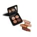 Youngblood Clean Luxury Cosmetics Natural Pressed Mineral Quad Eyeshadow, Sweet Talk | Pigmented Quad Matte and Shimmer Eyeshadow Palette Compact | Cruelty Free, Paraben Free, Gluten-free