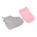 Healeved 3 Sets Gloves Spa Paraffin Wax Spa Hand Bag Paraffin Wax Foot Covers Paraffin Wax Mitts Paraffin Foot Wax Bath Liner Beauty Tools Spa Tanning Mitt Pink Elastic Band Fabric Washable