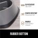 Slip Resistant Slow Feeder Dog Bowl | Improve Pet Digestion | Prevent Overeating | 2 Cup Gray - Buy Online on GoSupps.com